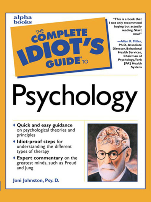 Title details for The Complete Idiot's Guide to Psychology by Joni E. Johnston - Available